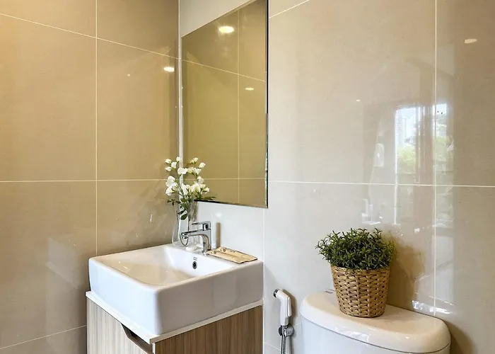 Apartment Serene Tropical 1br - Ultra Fast Wifi - Sathorn *