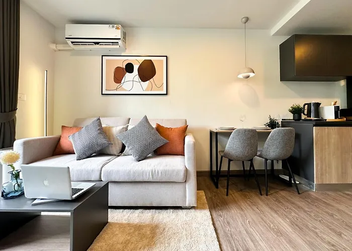 Serene Tropical 1br - Ultra Fast Wifi - Sathorn Apartment Bangkok