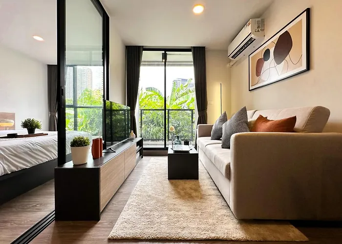 Serene Tropical 1br - Ultra Fast Wifi - Sathorn Bangkok