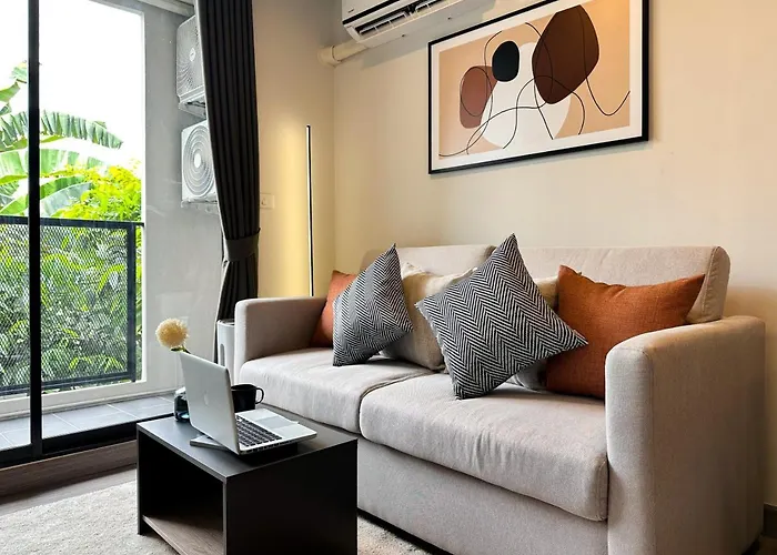 Serene Tropical 1br - Ultra Fast Wifi - Sathorn Apartment Bangkok