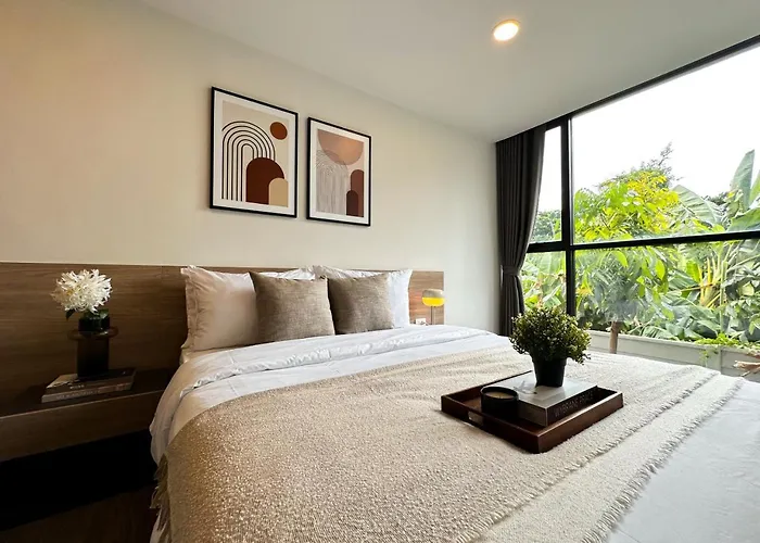 Apartment Serene Tropical 1br - Ultra Fast Wifi - Sathorn Bangkok