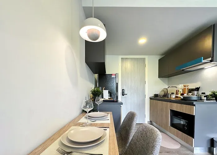 Apartment Serene Tropical 1br - Ultra Fast Wifi - Sathorn